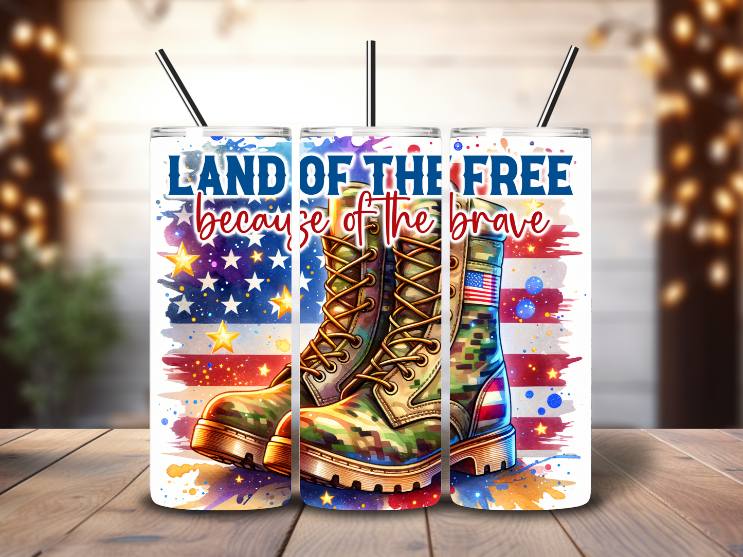Tumbler 20oz Land Of The Free