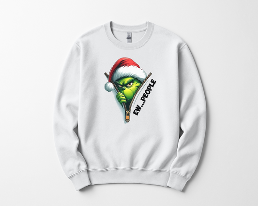 Ew People Grinch zip
