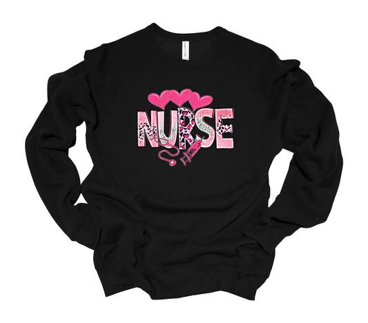 Nurse Sweatshirt Bella Canvas Brand